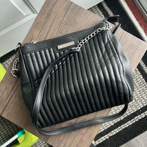 Black Quilted Shoulder Bag